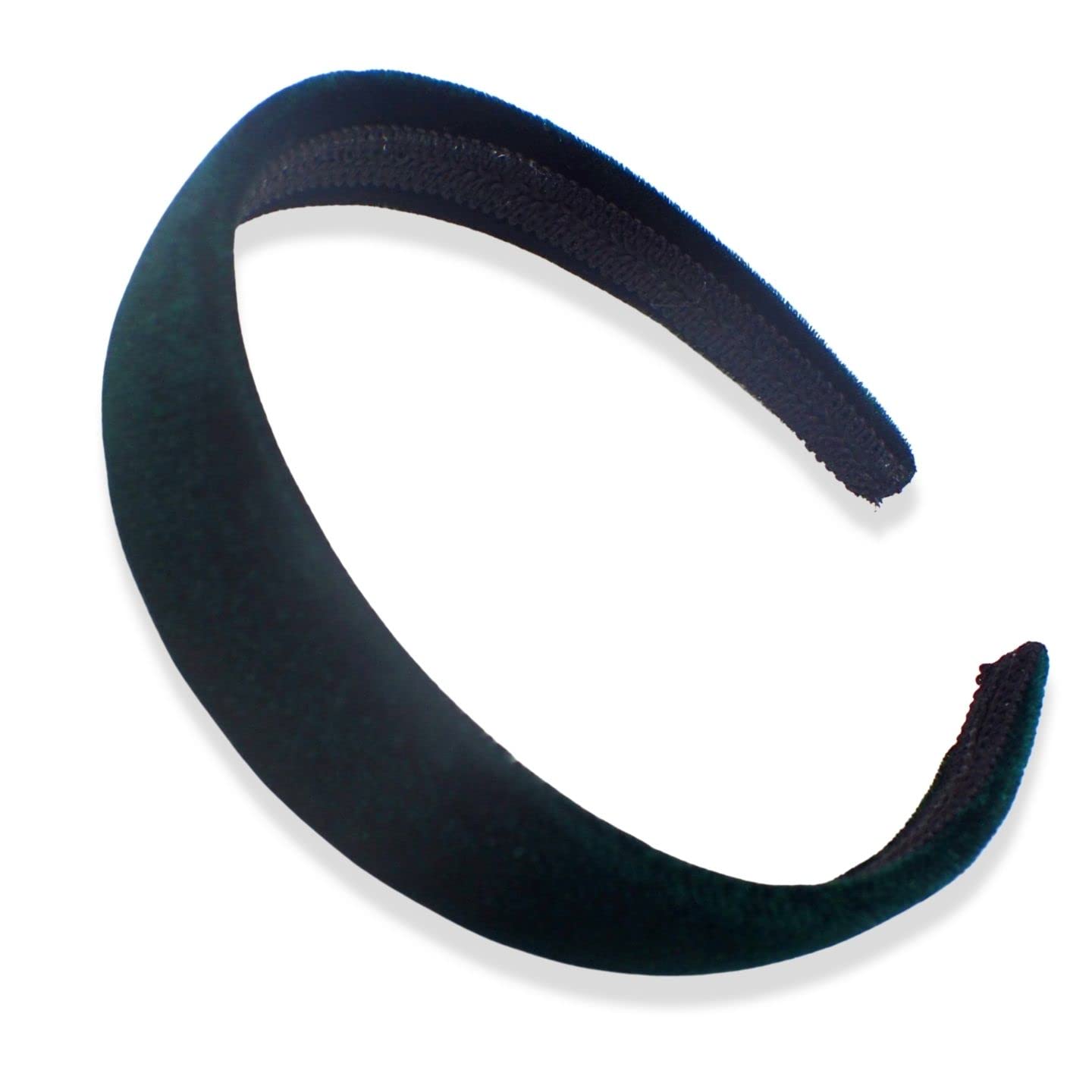 Topkids Accessories Velvet Alice Bands Luxury Headband Head Band Hairband Hair Band Adult Women Ladies Girls Kids Wedding Bride Fashion Aliceband Wonderland 2.5cm 1" Thick Wide (Bottle Green)