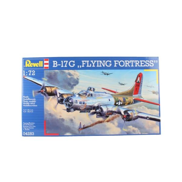 Revell 04283 Modellbausatz Flugzeug 1:72 - B-17G Flying Fortress im MaÃstab 1:72, Level 5, originalgetreue Nachbildung mit vielen Details, 04283 – Bild 3