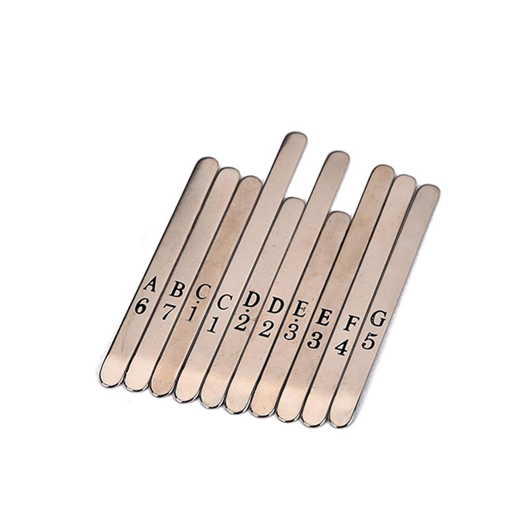 Alnicov Musical Steel Keys for 10 Note Kalimba African Mbira Thumb Piano