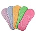 KEAZA Women Candy Cotton Socks No Show Liner Boot Sock 5-pack (WY07C1)