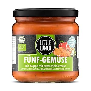 Little Lunch Bio Eintopf Fünf Gemüse | 350ml | 100% Bio-Qualität | Vegetarisch | Ohne zugesetzten Zucker | Glutenfrei…