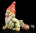 PTC 7 Inch Resin Scary Crawling Zombie Garden Gnome Décor Figurine