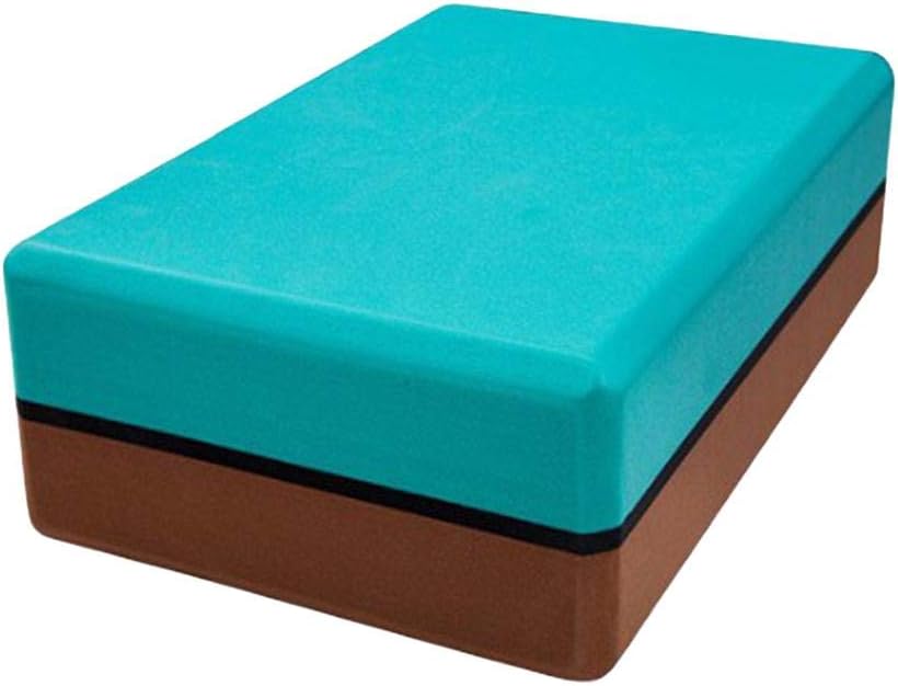 Pakhoho Cork Yoga Block Onda - Premium 100% Natural Single Brick For Beginners and Professionals Yoga Pilates Classes Home Exercise Fitness Non-Slip Grip - Eco-Friendly