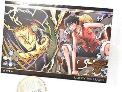 Amazon ワンピースウエハース第6弾 激突する正義 シークレット1 No 6 Sec1 ルフィvsルッチ 単品 カードのみです お菓子は付属しません 通販