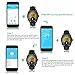 INCHOR Hybrid Smart Watch-InClock Stainless Steel with Leather Strap, (OLED Auto Calibration, Heart Rate, Pedometer, Sleep and Blood Pressure Monitor, Fitness Tracker) Bluetooth Smartwatch (Black)