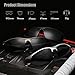 LUOMON LM3129 Black Frame/Grey Lens Polarized Wrap-Around Sport Sunglasses