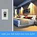 SkylinkHome TM-002 Decorative Light Switch Cover for WE-001 Wall Switch Home Automation Control Receiver