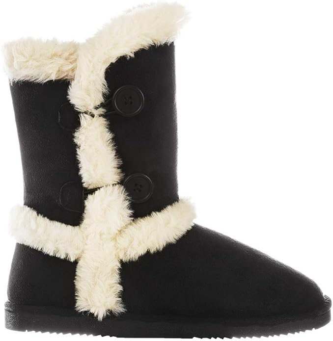 Coolion Womens Boots Winter Black