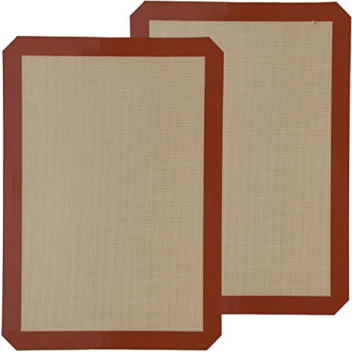 Pro Bakeware Non-Stick Silicon Baking Mat, Large Half Sheet, 16 1/2-Inch X 11 5/ (784672261418)