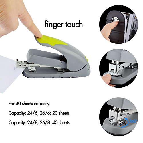 image for Ktrio Stapler Desk Stapler Reduced Effort Stapler Low force by up to 6