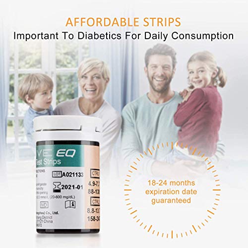 Fall-Blood-Sugar-Tester-Blood-Glucose-Monitor-Meter-Diabetes-Testing-Kit-with-50-Codefree-Test-Strips-and-50-Lancets-for-Diabetics