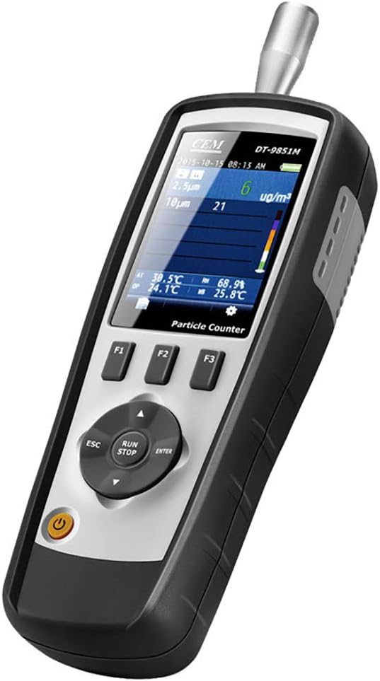Air Quality Detector for PM2.5 Formaldehyde with Temperature and Humidity Indoor for Accurate Testing for Home Office Car
