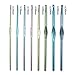 Ardour Van LAYOER Aluminum Steel Handle Crochet Hooks Knitting Needles Sets 24 pcs with Bag