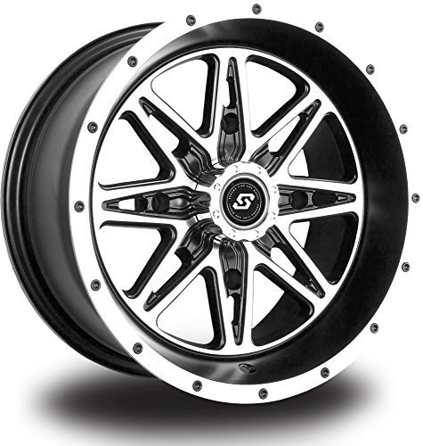 Sedona Badlands Machined Wheel - 14x7 - 5+2 Offset - 4/137, Bolt Pattern: 4/137, Rim Offset: 5+2, Wheel Rim Size: 14x7, Color: Machined, Position: Front/Rear A78M47037-52S