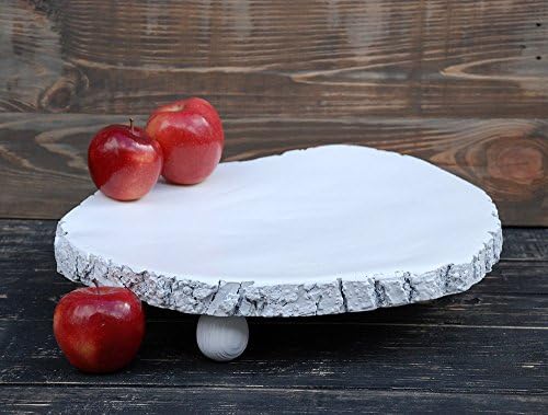 15-16 inches woodland oak cake stand,woodland oak cupcake stand,rustic oak woodland cake pedestal,woodland cake pedestal,wooden food plate