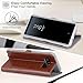 Ztotop Luxury Flip Full Body Leather Case Cash Holder Protective Cover for Samsung Galaxy Note 8 - Brown
