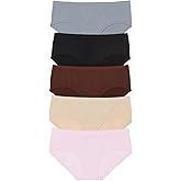Victoria's Secret PINK Women's Seamless Hipster Underwear, Moderate Coverage Panties for Women, Multi Pack (XS-XXL)