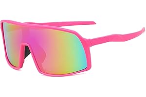 Polarized Sports Sunglasses for Men Women, Fashion Windproof Driving Fishing Cycling Glasses UV400 Protection