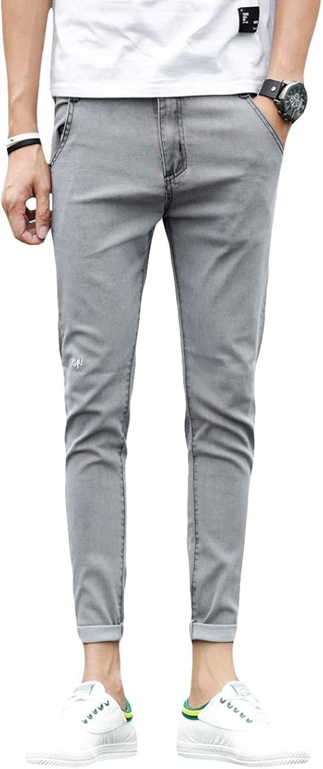 Amazon Fomansh ジーンズ メンズ 9分丈 スリム デニムパンツ スキニー ジーンズ 通販