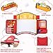 Toddler Seat Table, Standable Travel Tray, Indoor Snack Desk with Dry Erase Top for Painting & Parent-Child Interaction Activity Tray Bonus Template & Pens Lap Tray for Kids Improve Imagination
