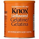 Knox Original Gelatin, Unflavored, 16-Ounces Cans  (Pack of 2)
