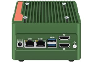 N355 Mini PC 4-Bay NAS Server Pocket Host X86 P6 Lake-N355(Upgraded intelN350) 4M.2 NVMe Expansion Slots, DDR5 4800MHz, Dual 