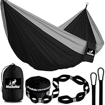 MalloMe Camping Hammock with Straps - Hammocks - Portable Hammock Kids Hammock Outdoor Hammock - Hamaca Double Hammock… 516RZI2Y6OL