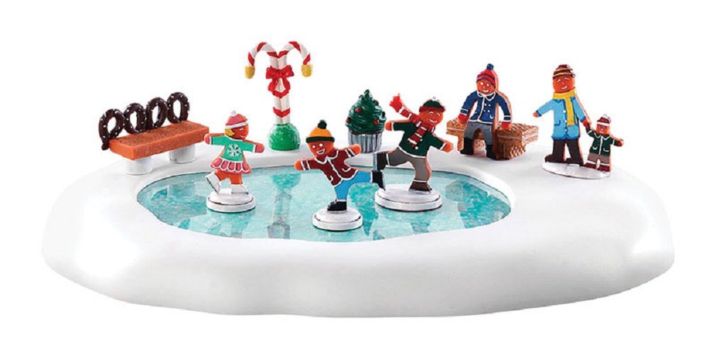 Lemax - Sugar 'n' Spice - Accessory: Gingerbread Skating Pond