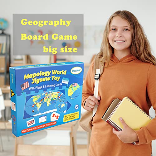 World Geography Board Games Mapology Country Educational Learning