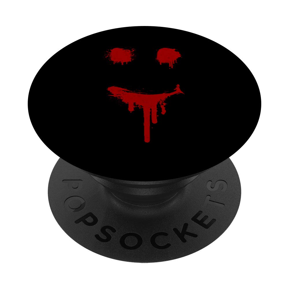 Bloody Halloween Costume I Blood Splatter Smile PopSockets PopGrip: Swappable Grip for Phones & Tablets