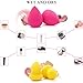 Miss Gorgeous Makeup Blender Beauty Sponge Blending Latex Free Different Colors of Different Shapes of Different Surface Delicate Degree Mixed Packaging 5 Pcs Mini Size