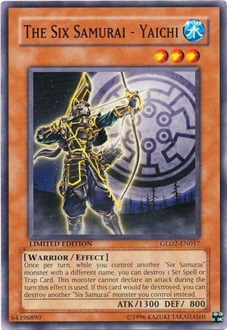 Yu-Gi-Oh! - The Six Samurai - Yaichi (GLD2-EN017) - Gold Series 2 - Limited Edition - Common