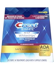 Crest 3D White Glamorous White Whitestrips Dental Teeth Whitening Strips Kit, 14 Treatments - Lasts 6 Months & Beyond