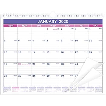 Amazon.com : Paperage Wall Calendar 2020 with Julian Date - 12 Months Amazon.com : Paperage Wall Calendar 2020 with Julian Date - 12 Months