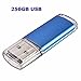 Sleek BLUE 256GB BRAND NEW USB 2.0 Thumb Pen Flash Drive Memory Stick Storage