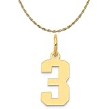 14K Yellow Gold Rope Chain Necklace 