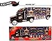 Long Carrier Truck Toy Car Transporter Includes 6 Metal Cars & 28 Slots by Chipim
