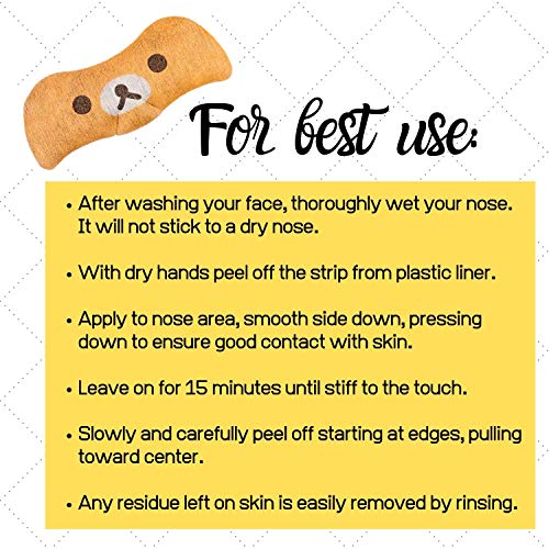 Rilakkuma - Unclogging Nose Pore Strips | Deep Cleansing with Charcoal, Witch Hazel, and Rose Facial Nose Mask (2 Pack - 6 Count Each)