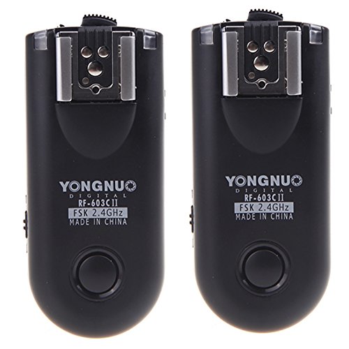 Yongnuo RF-603C II Wireless Remote Flash Trigger C3 for Canon 5D 1D 50D