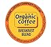 The Organic Coffee Co. Compostable Coffee Pods - Breakfast Blend (36 Ct) K Cup Compatible, Medium Roast, USDA Organic