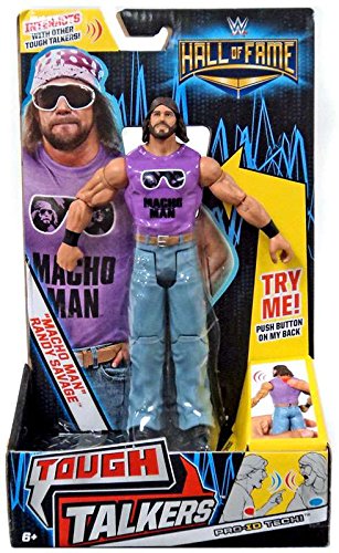 Mattel wwe hall of fame 6" tough talkers macho man…