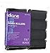 Diane Foam Hair Rollers, 1.25-Inch Diameter, Soft and Durable Foam with Snap-Lock Closure for Comfortable Styling and Long-Lasting Curls, Black, 8 Count