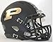 PURDUE BOILERMAKERS NCAA Riddell Revolution SPEED Mini Football Helmet (MATTE BLACK)