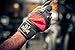 Weightlifting Black & Red Leather Gloves (L)