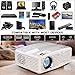 DR. J Professional Native 1080P LED Projector Full HD 6000 Lumens Projector with 300″ Display, Compatible with TV Stick, HDMI, AV, VGA, Smartphone for Christmas Decoration, [100Inch Screen Included]thumb 4