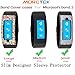 Moretek Silicone Band Cover for Microsoft Band 2 - Slim Designer Sleeve Protector Accessories Cases (Black)