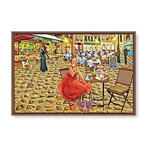 Framed Canvas Wall Art for Living Room, Bedroom Classical Theme Canvas Prints for Home Decoration Ready to Hang - 16x24 inches