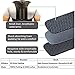 Comfort Posture Corrector and Back Support Brace, Back Pain Relief for Men and Women Black (L)