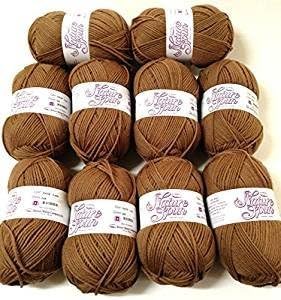 nature spun worsted weight wool #n93w latte (3 Skien Pack)