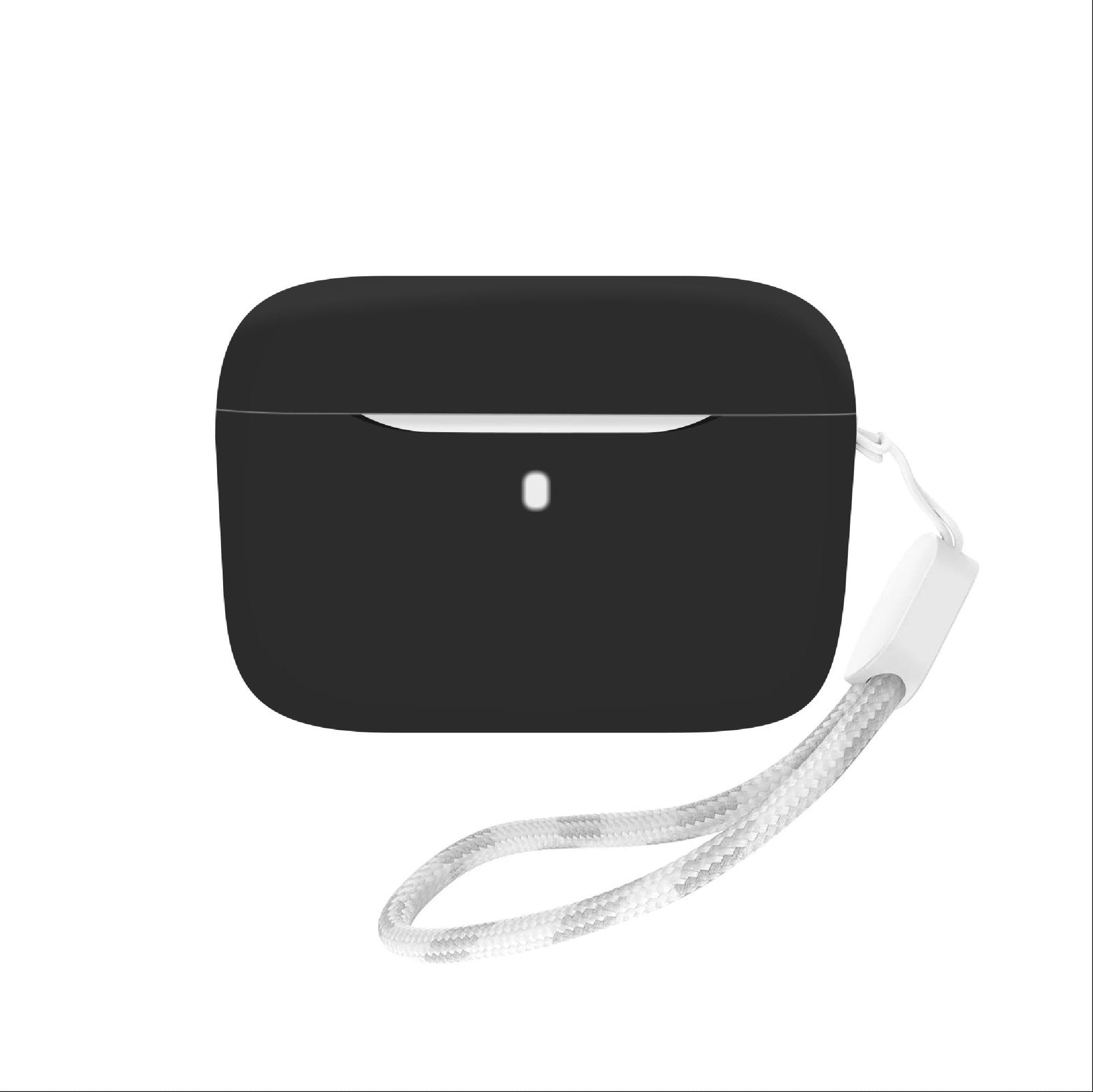 GIOPUEY Cilicone Case for Soundcore A20i, Ultra-thin soft Cover, Slim-Fit,Anti-Fall,Not Easy to Dirty - Black